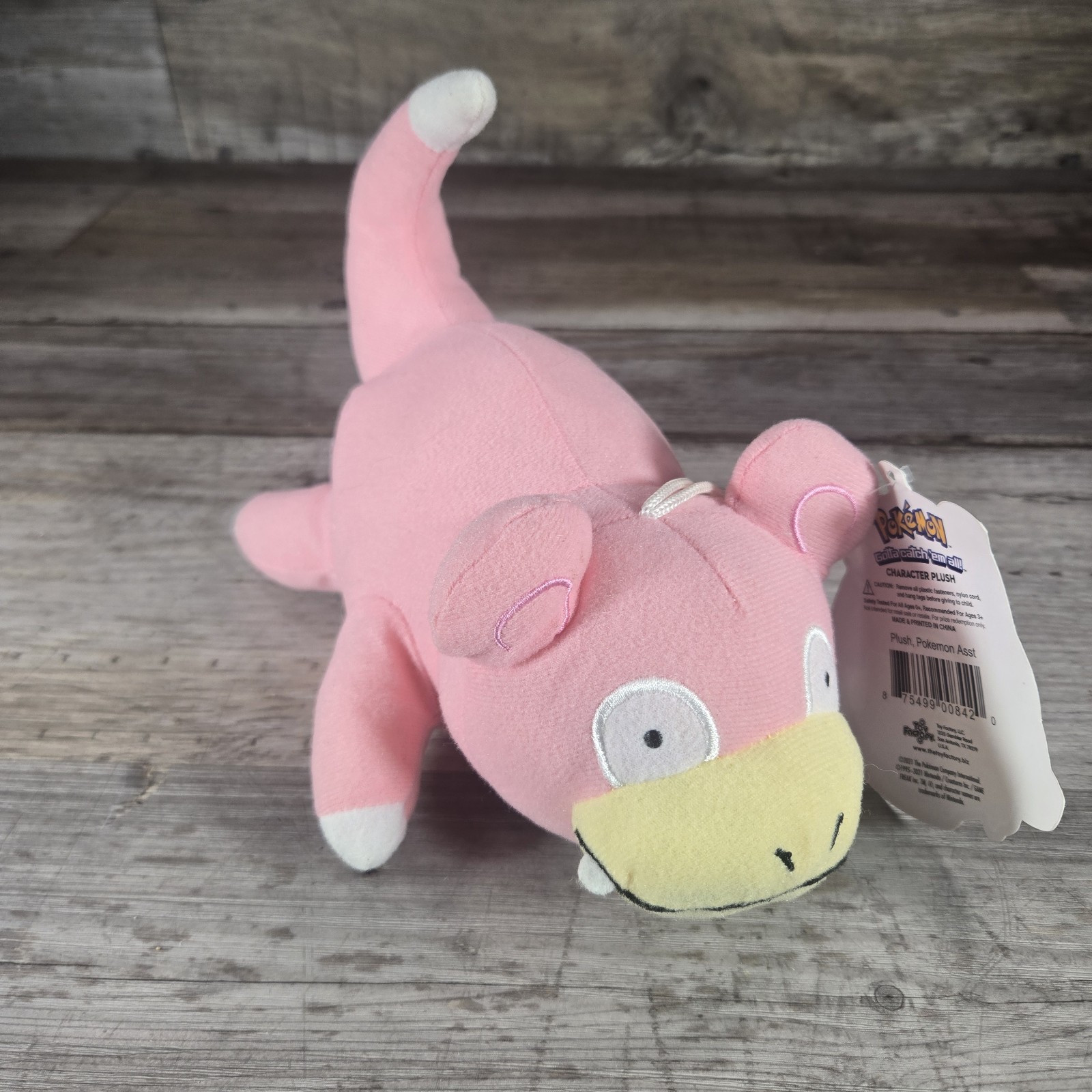 Peluche pupazzo Pokemon rosa slowpoke peluche nuovo con etichetta. 9 pollici lungo 2021