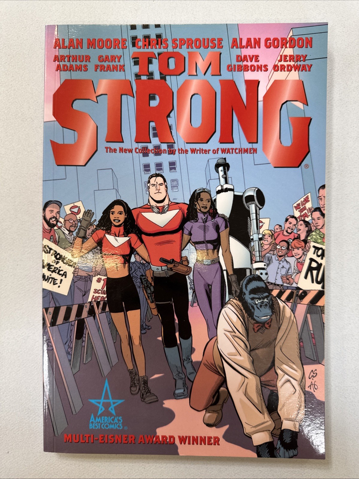 TOM STRONG Book One TPB Alan Moore Americas Best Comics 2000 terza stampa
