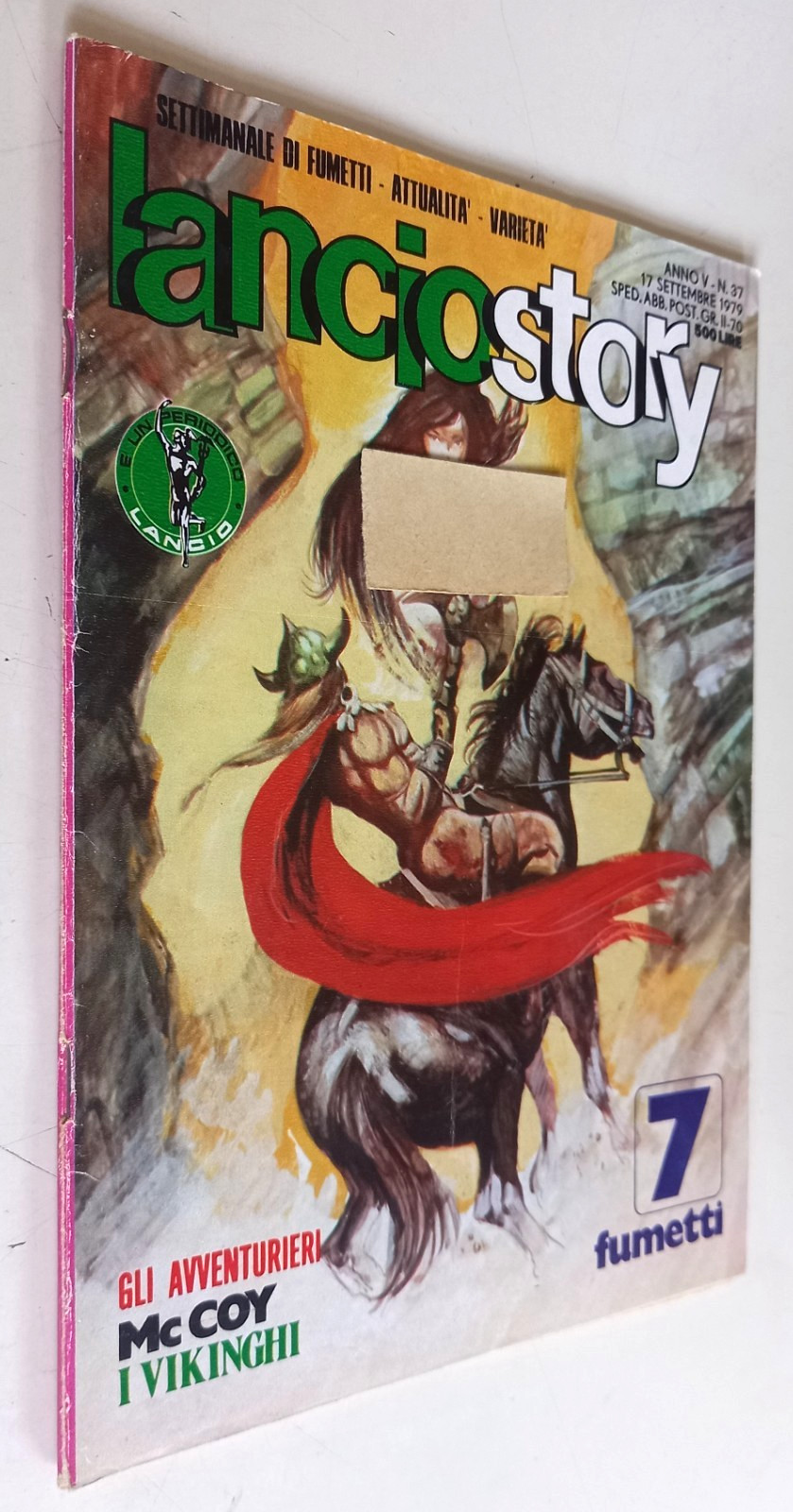 LANCIOSTORY N. 37 -17/9/1979 -Edwige Fenech/D. Rettore/Mc Coy, I Vikinghi..-Eura