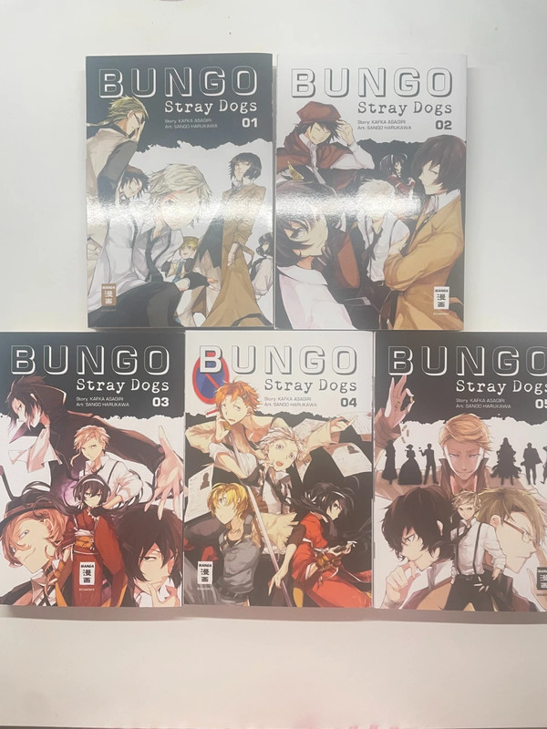 Bungo Stray Dogs Manga Band 1-5