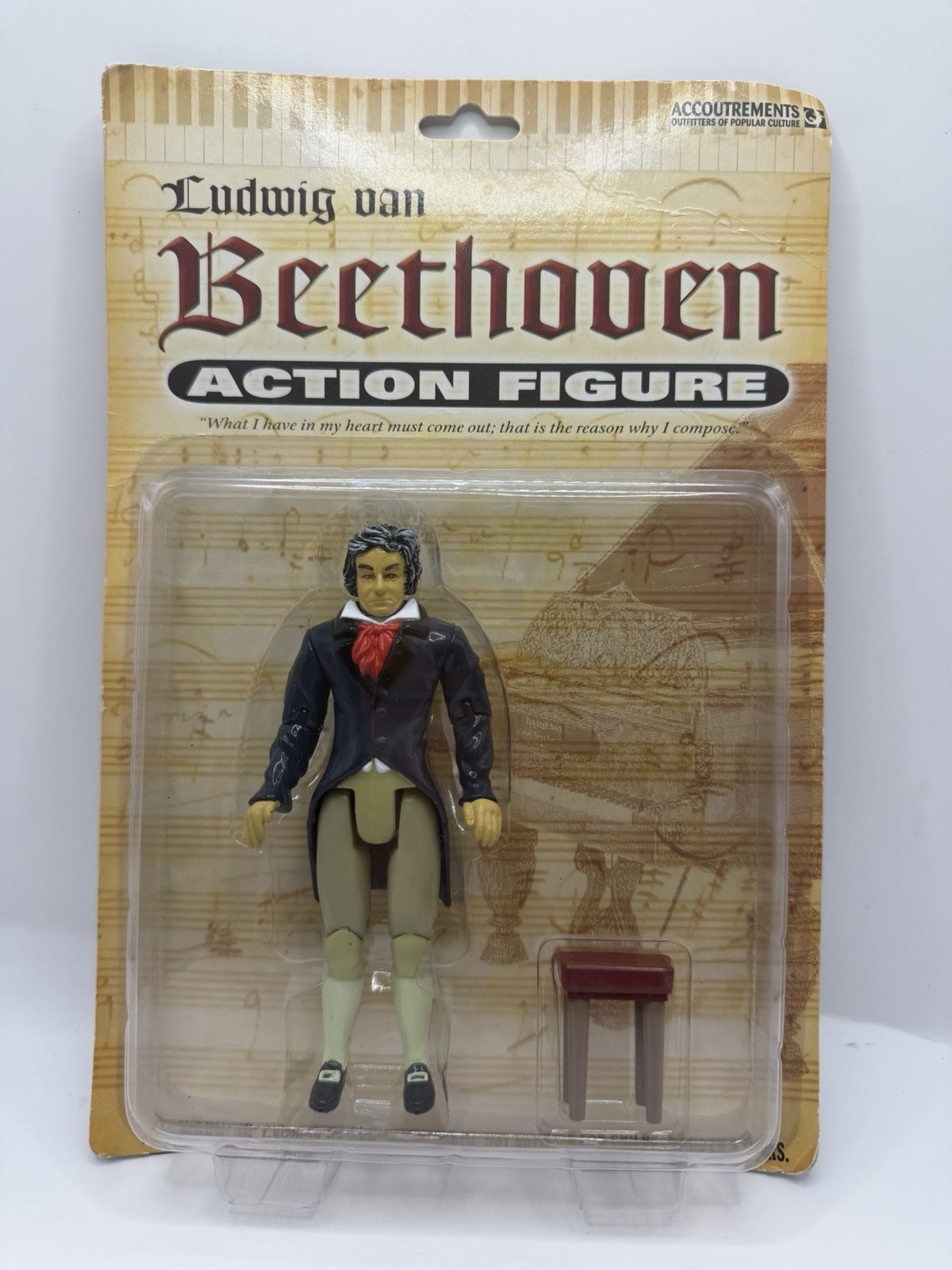 Modellino Accoutrement Ludwig van Beethoven 5 1/4" - Nuovo/Sigillato