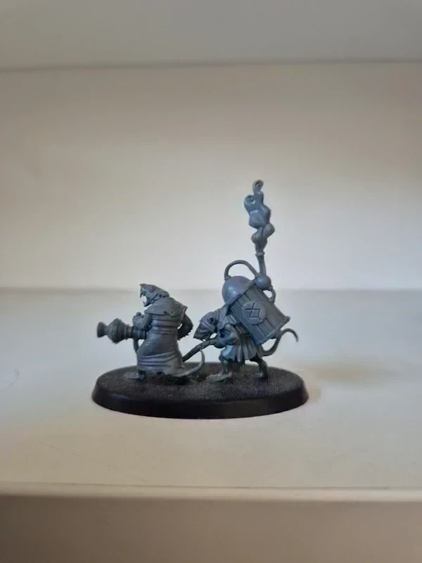 équipe lance-feu à malepierre skaven warhammer age of sigmar montée non peinte