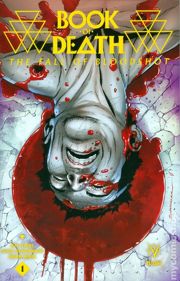 Book of Death Fall of Bloodshot 1E NM 2015 Stock Image