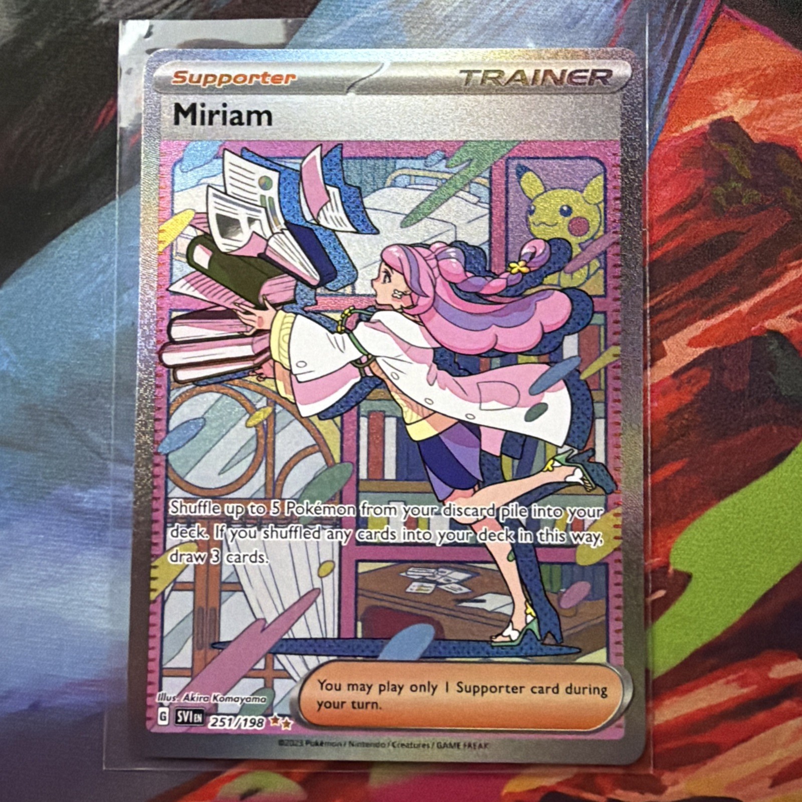 Pokémon - Miriam - 251/198 - Scarlatto e Viola - quasi nuovo