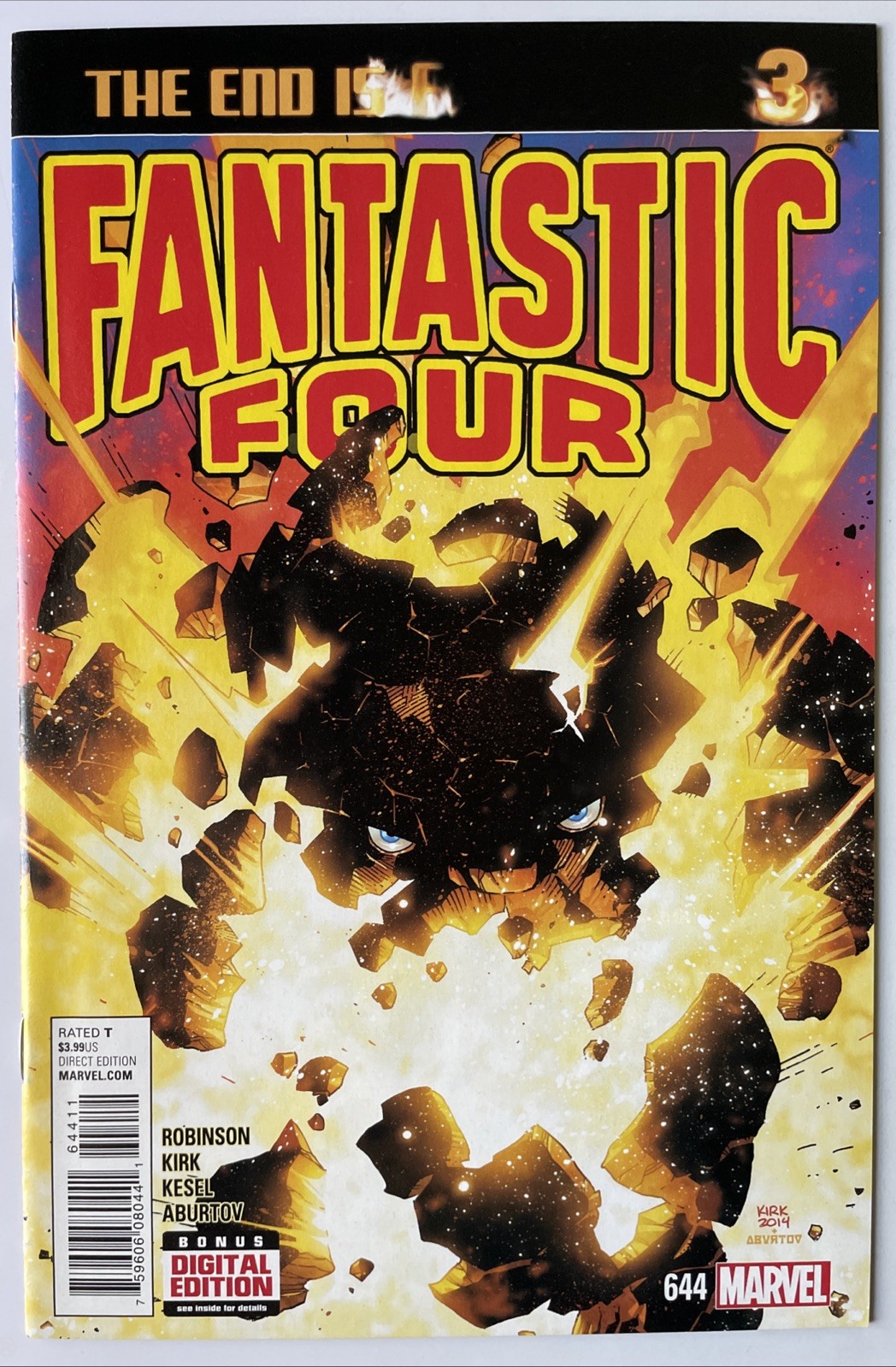 Fantastici Quattro #644 • Penultima Edizione! Copertina e arte Leonard Kirk! Marvel 2015