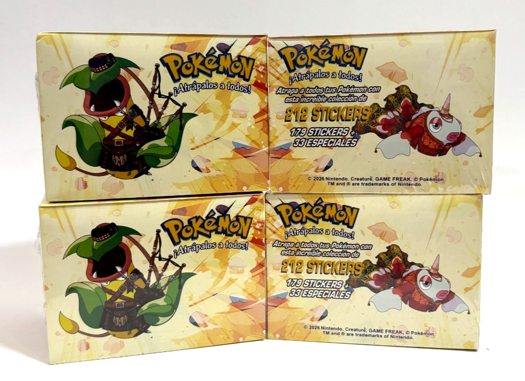 4 BOXES - 2026 POKEMON WORLD'S COSTUME Crystal PRIVATE LISTING