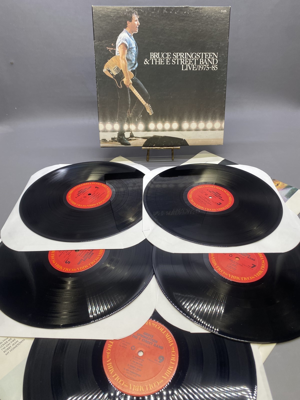 Bruce Springsteen Live 1975-85 5LP Box Set 1986 Pitman Complete NM EX