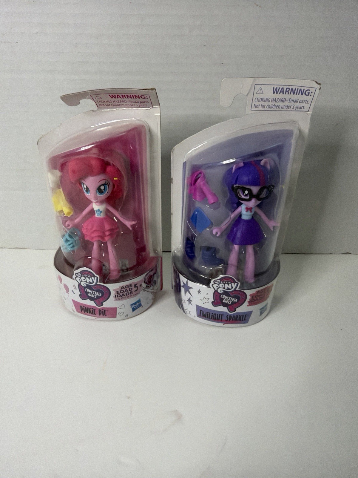 My Little Pony Equestria Girls Minis 3.5" Doll MLP  Pinkie Pie &Twilight Sparkle