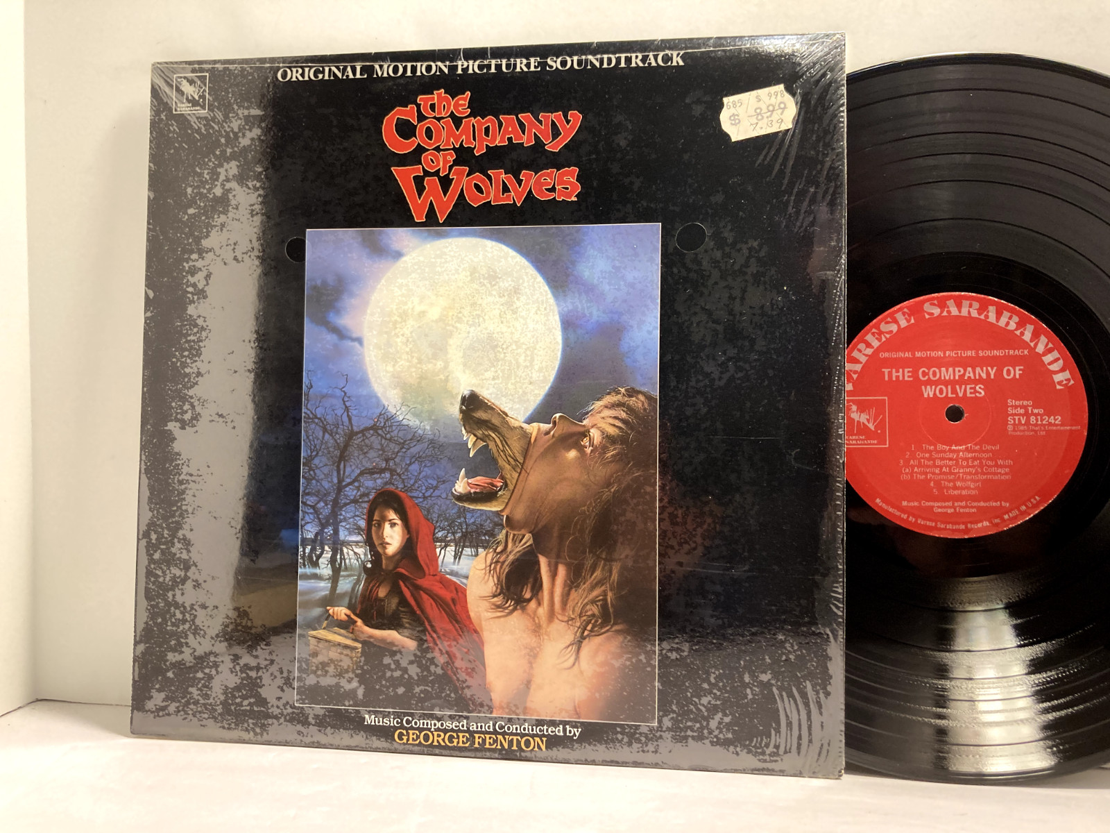 The Company of Wolves Soundtrack LP - Varese - Tested EX- Vinyl - George Fenton