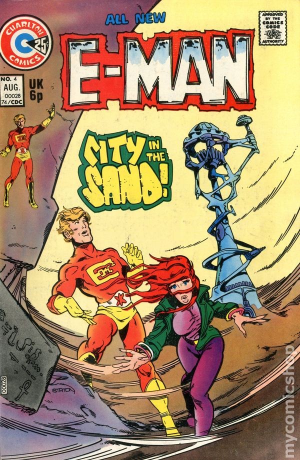 E-Man #4 FN 1974 Stock Image