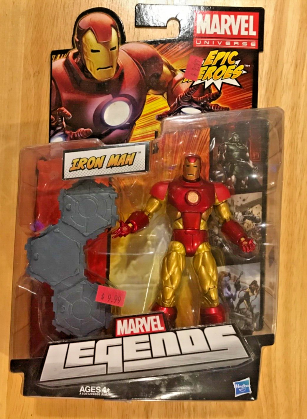 Iron Man Marvel Legends, Epic Heroes Figure, Tony Stark, Avengers DOOMSDAY