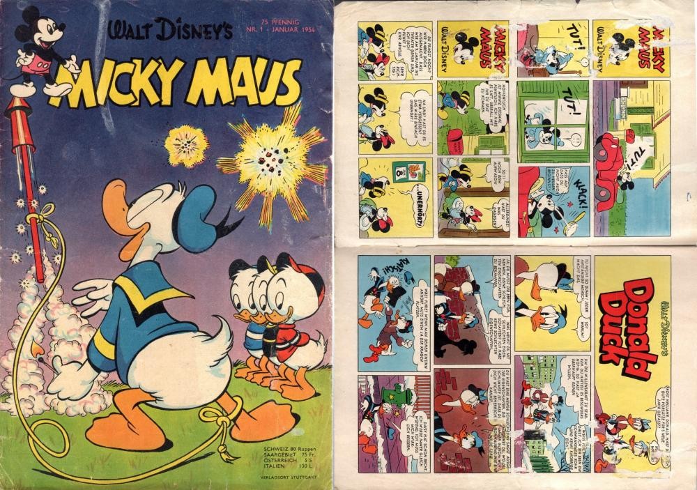 Topolino 1954/1 (Z2), Ehapa