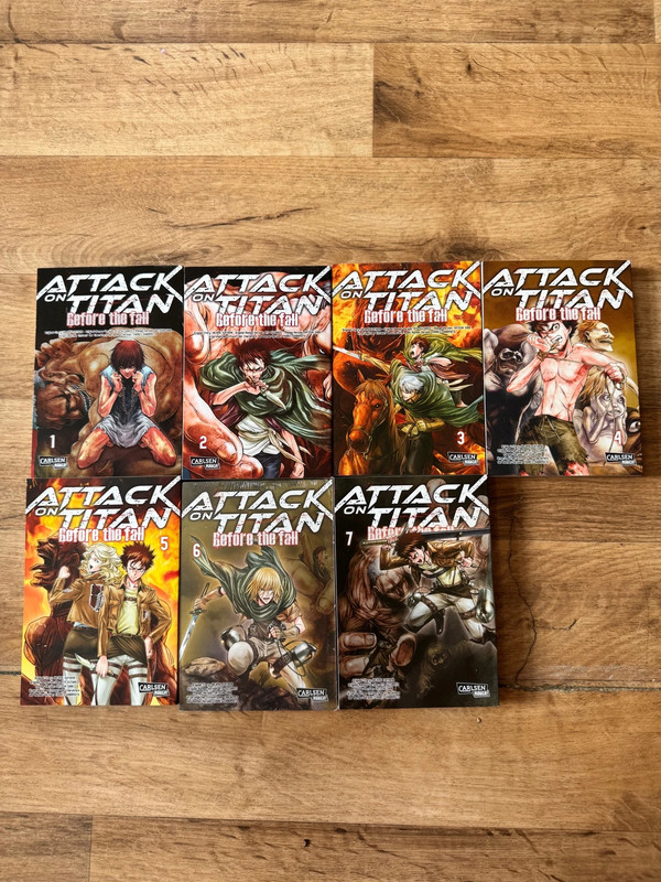 Attack on Titan Manga Before the Fall 1-7