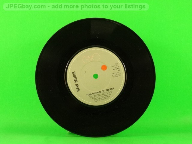 NEW MUSIK THIS WORLD OF WATER (137) 7" GTO
