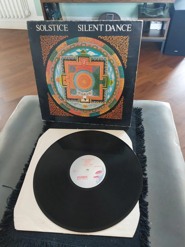 Lp Solstrice silent dance rare neo prog uk