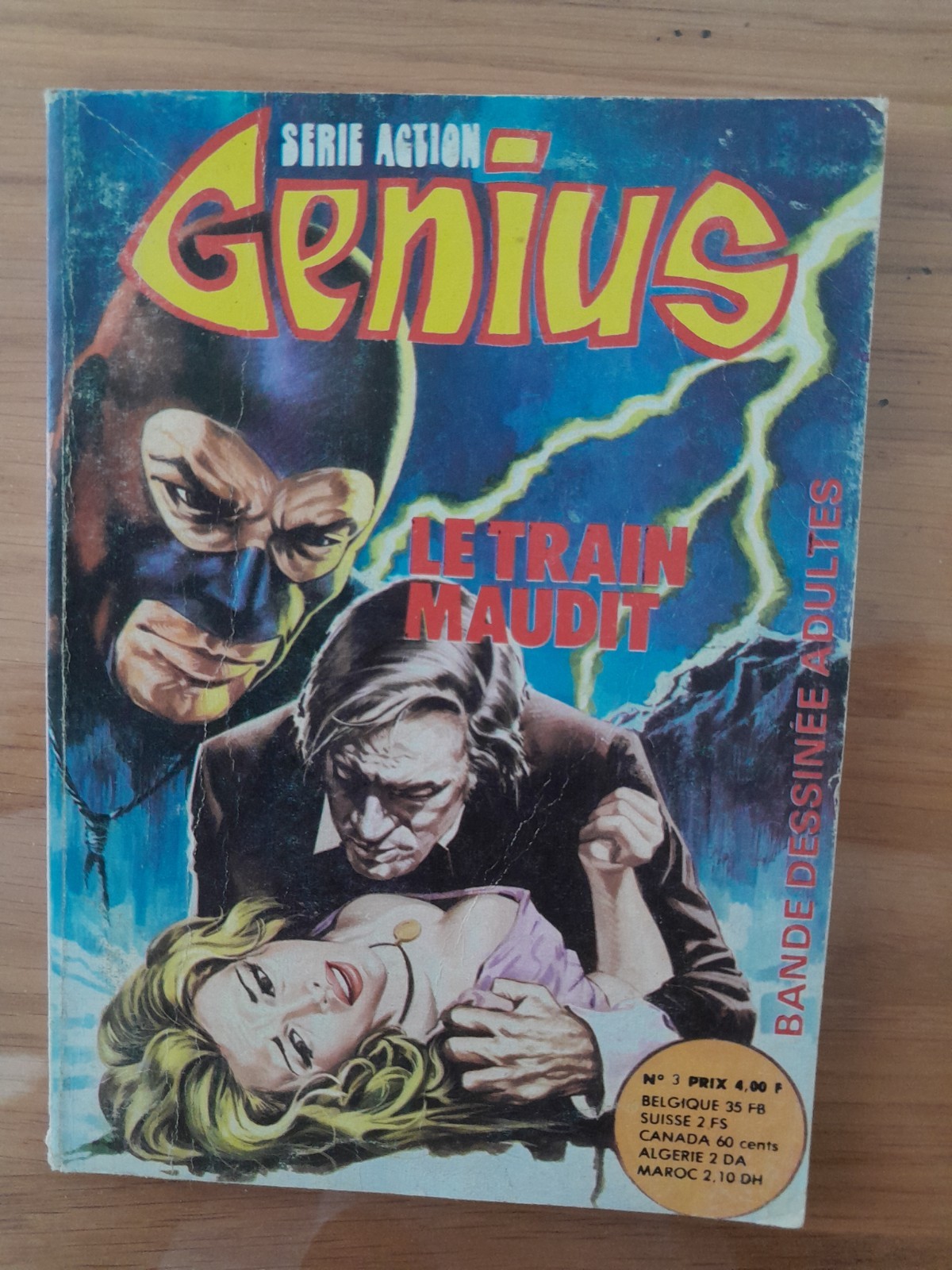GENIUS     N°03    ED.BOIS DE BOULOGNE      1977      TBE
