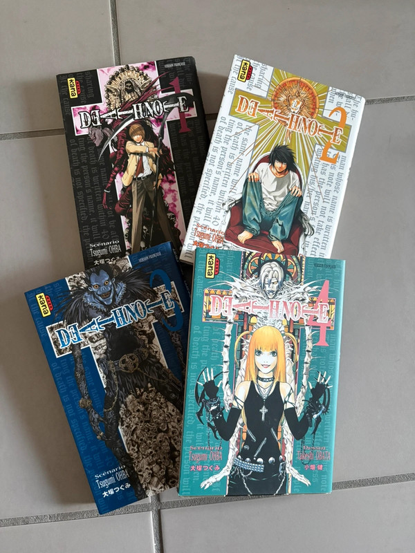 Death note manga lot 1->4