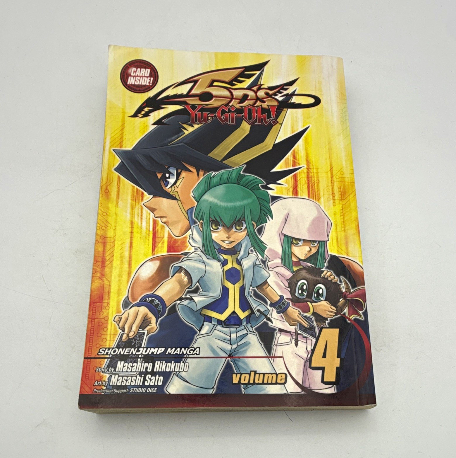 Yu-Gi-Oh 5D's Vol 4 Masahiro Hikokubo Masashi Sato VIZ Manga Inglese