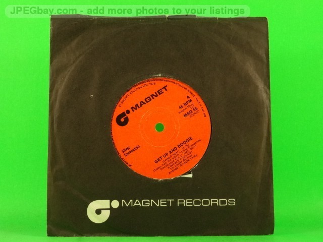SILVER CONVENTION GET UP & BOOGIE (COMPANY SLEEVE) (2) (137) 7" MAGNET