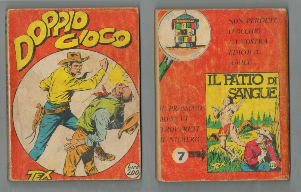 TEX TRE STELLE n. 6 DOPPIO GIOCO Edizioni Araldo 1964 L. 200
