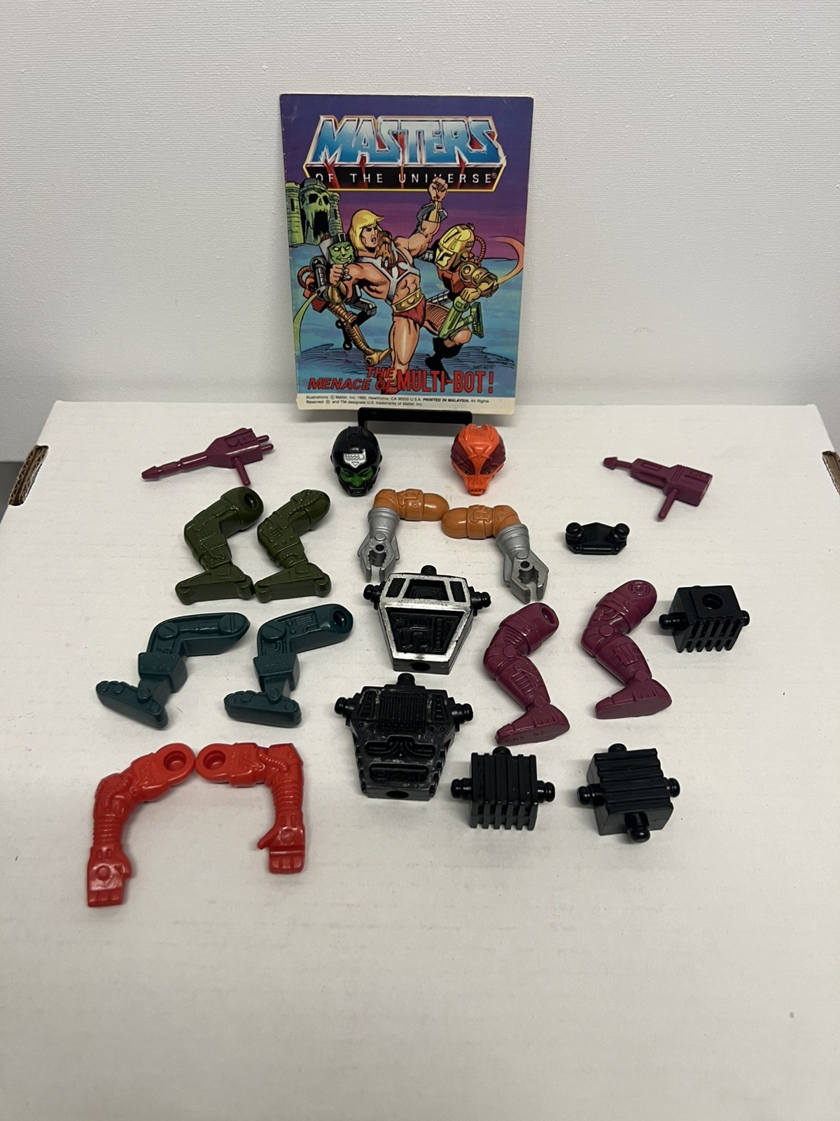Masters of the Universe "MULTI-BOT" + Mini-Fumetto Vintage 1986 MOTU