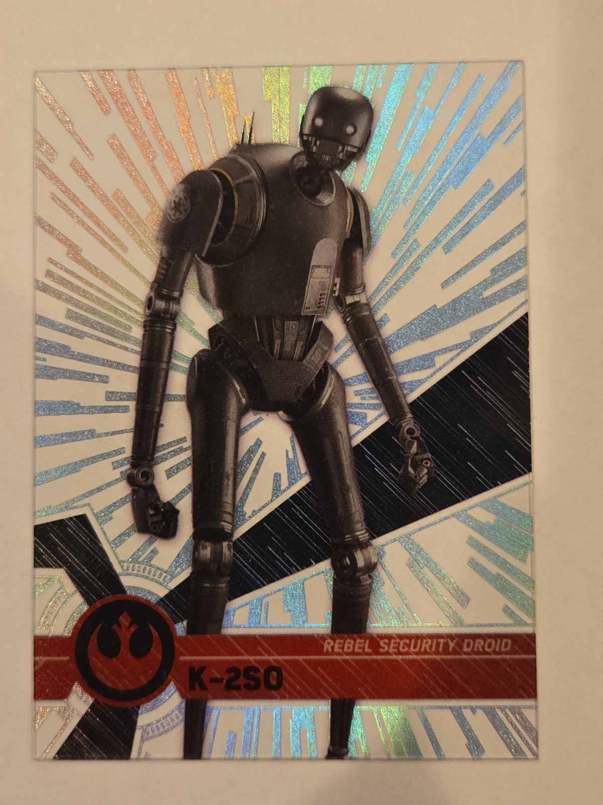 2017 TOPPS Star Wars HIGH TEK "K-2SO" #67 FORMA 2 MODELLO 2