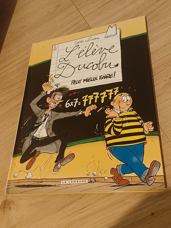 Bande dessinée l'élève Ducobu peut mieux faire