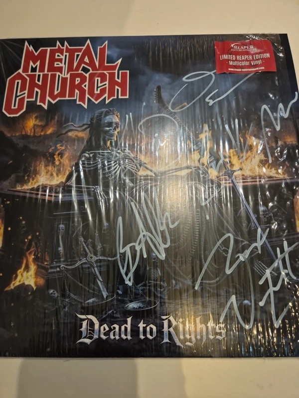 Metal church fully signed mulicoloured