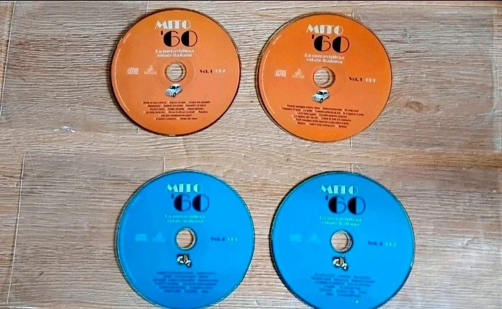 Mito '60 (4 Cd in bustina trasparente) "La meravigliosa estate Italiana"