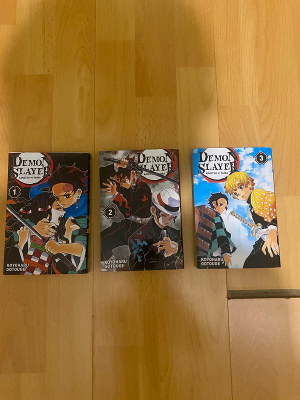 Lot de 3 Manga démon slayer neuf avec et sans étiquette