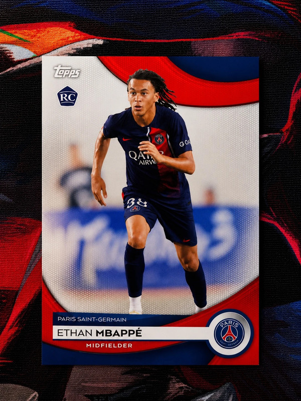 Topps PSG Team Set 2023/24 Ethan Mbappé RC Rookie