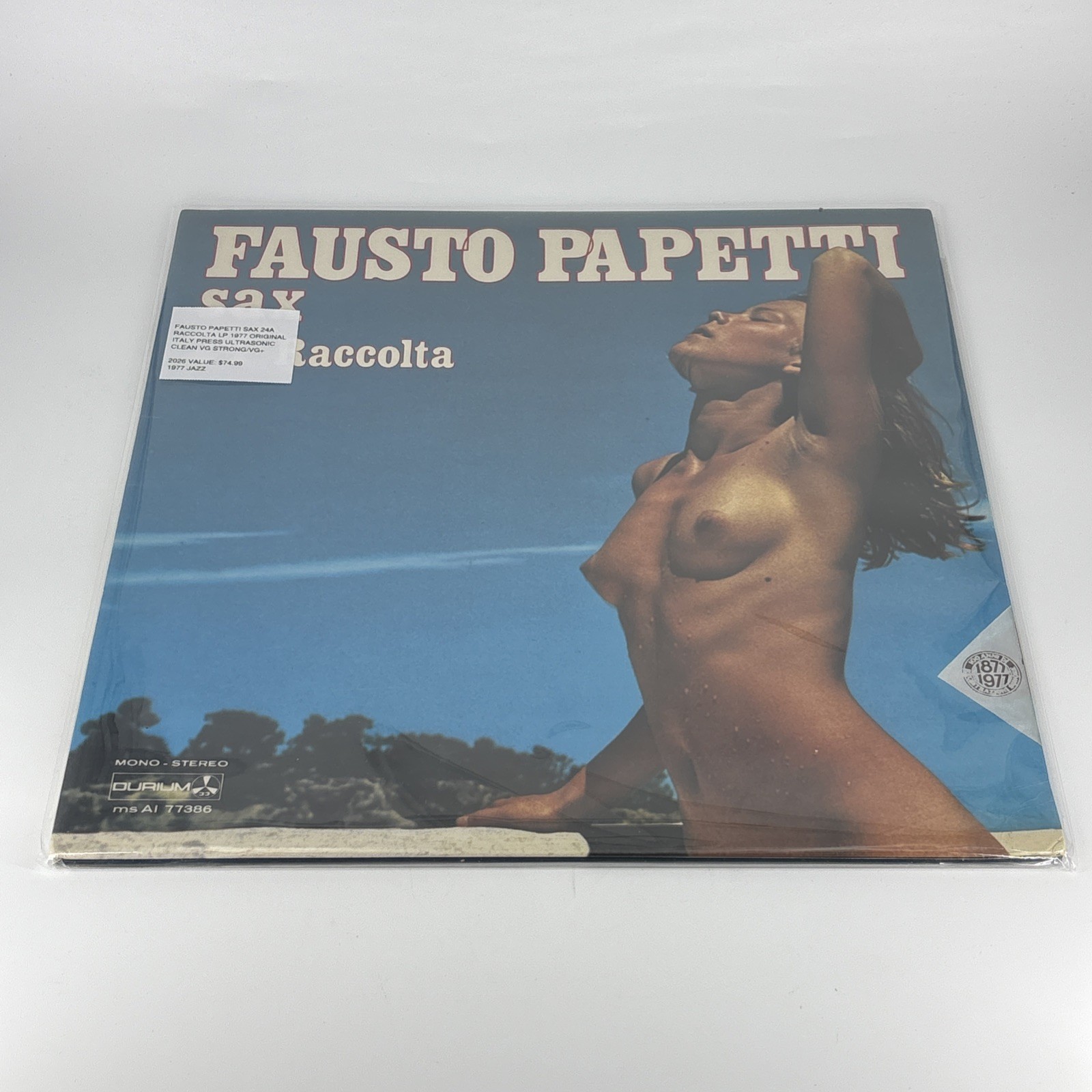 Fausto Papetti Sax 24A Raccolta Lp 1977 Italy Ultrasonic Clean VG STRONG/VG+
