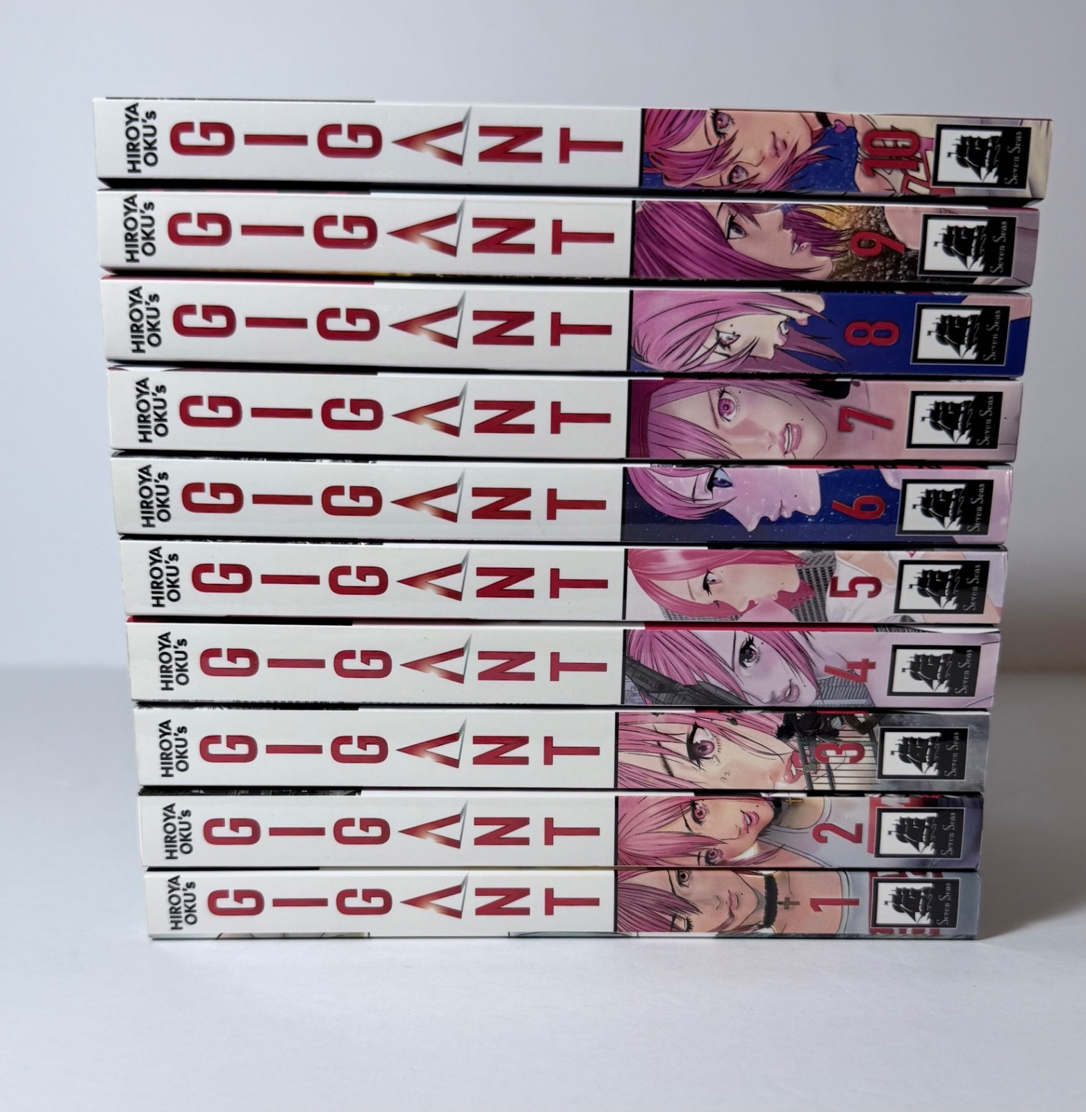 Gigant Manga Volumi 1-10 Completo Inglese Hiroya Oka Seven Seas