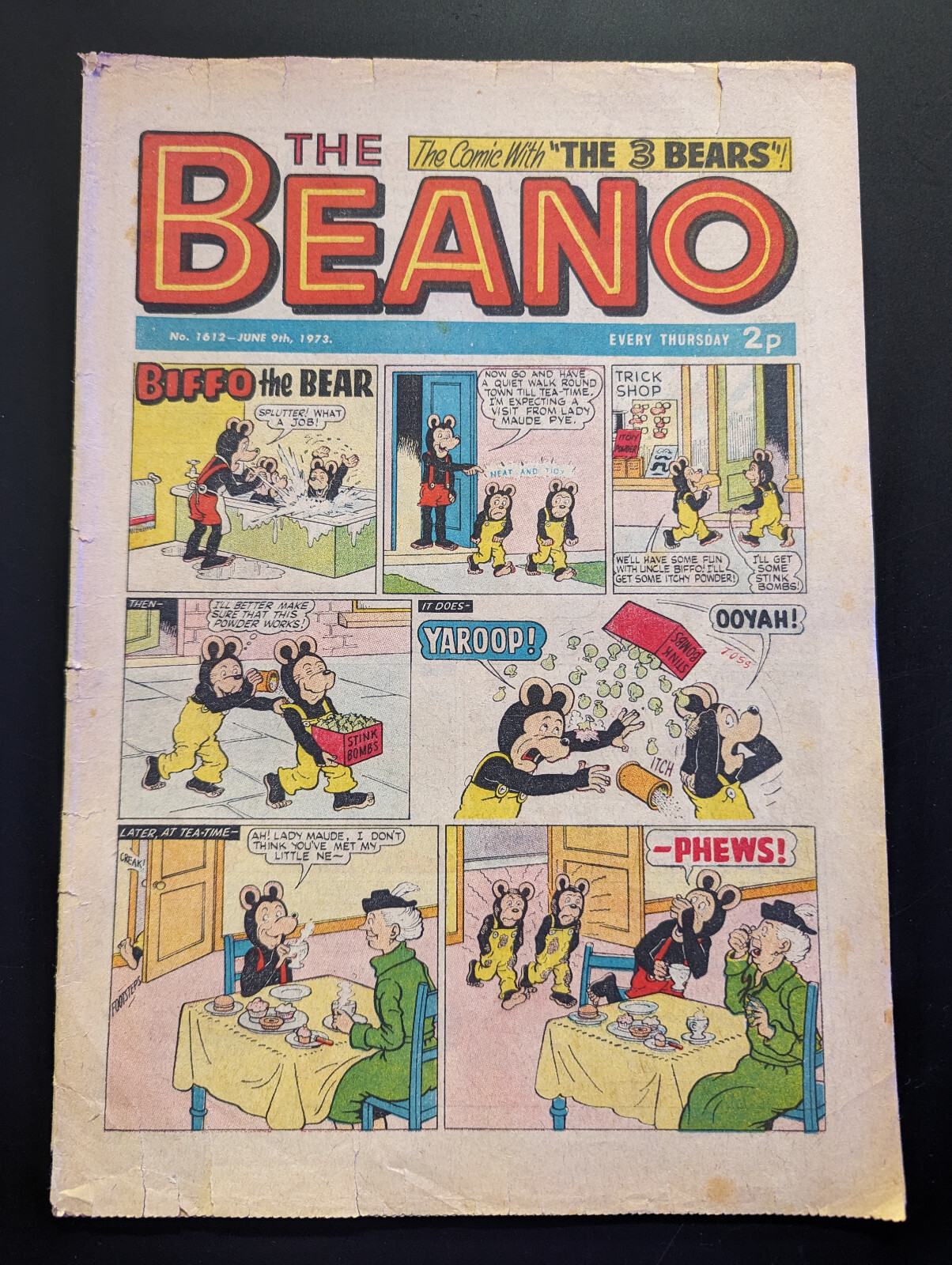 Beano Comic No 1612 June 9th 1973.