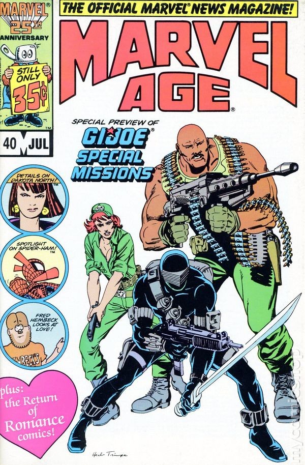 Marvel Age #40 FN- 5.5 1986 immagine stock basso grado