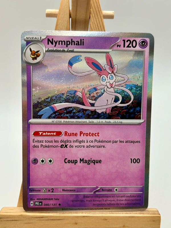 Pokémon Nymphali Holo 040/131 Évolutions Prismatiques FR - Très bon état