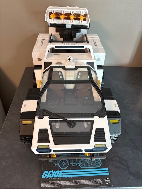 GI Joe Classified Snow Cat Haslab Exclusive Vehicle Only