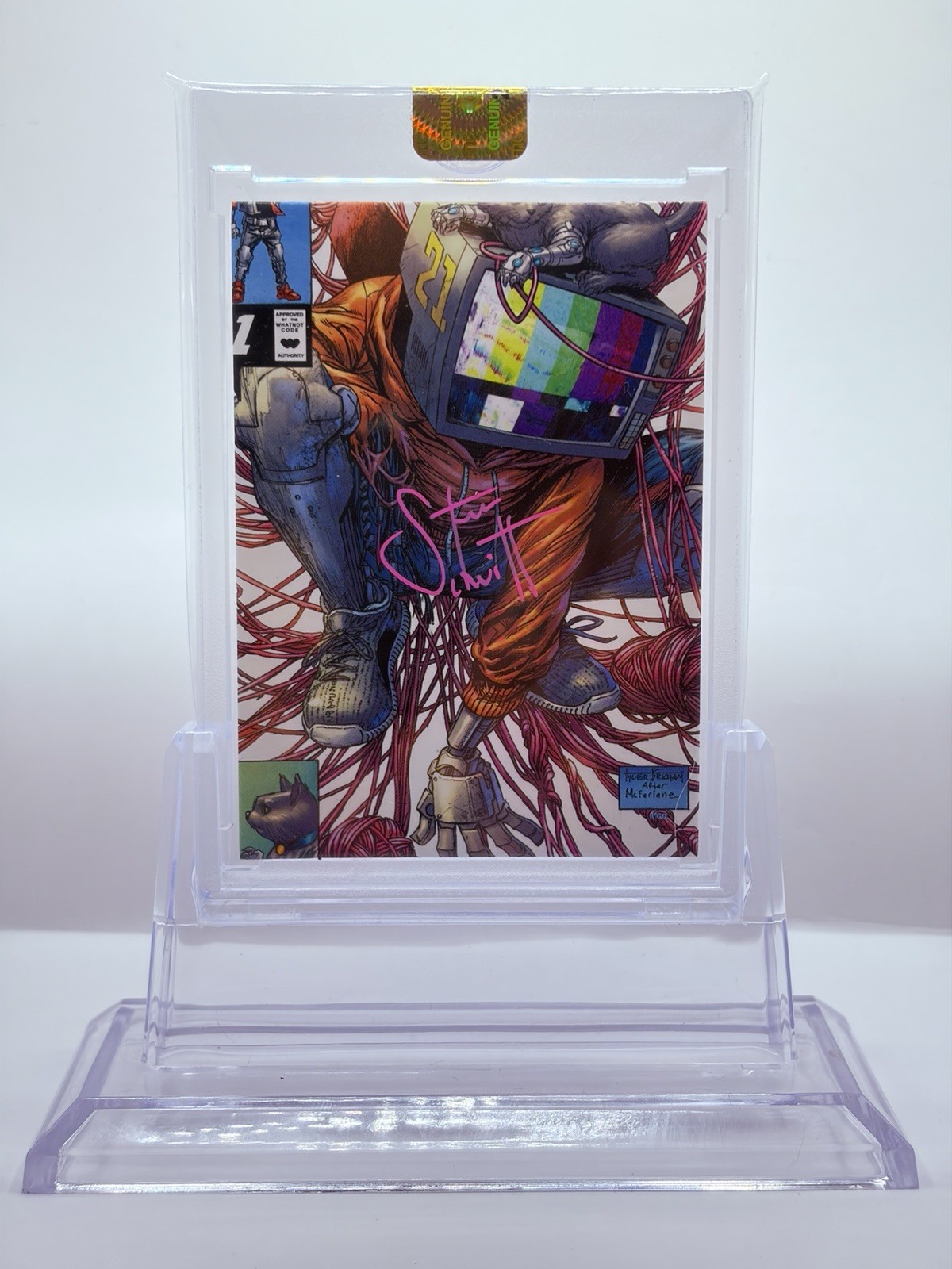 Carta Ninja Funk The Covers 2022 firmata da Steve Schuitt cosa non esclusiva auto