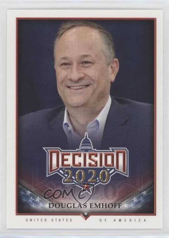Decisione 2021 2020 Serie 2 Doug Emhoff #543 0t6p