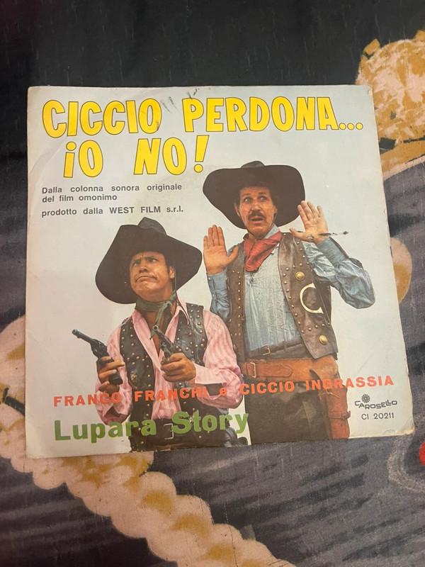 Disco Vinile 45 Giri Franco e Ciccio Ciccio Perdona Io No 1968