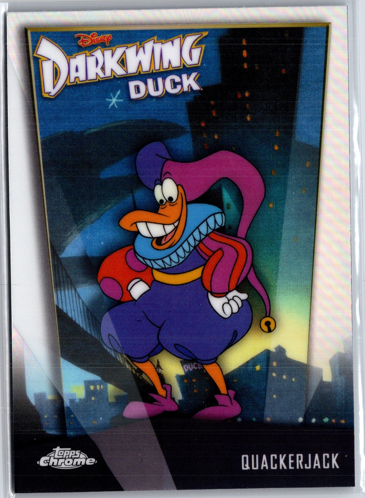 2026 Topps Chrome Disney Quackerjack #DD-9 Darkwing Duck 35° anniversario