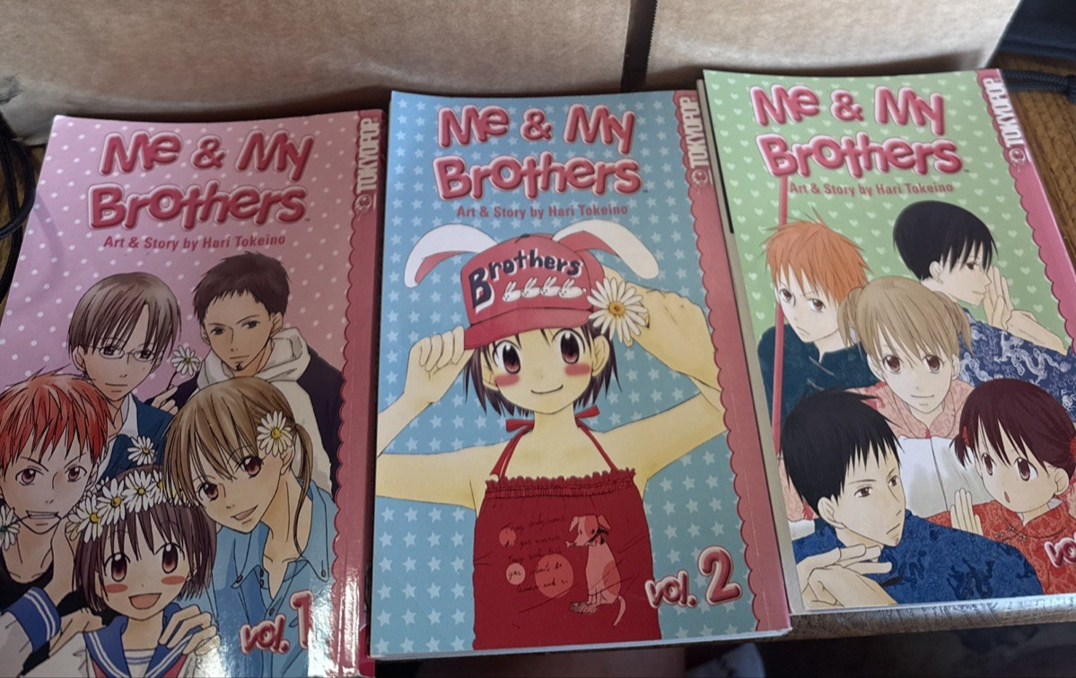 Me And My Brothers Vol 1,2,3 ByHari Tokeino Manga Inglese