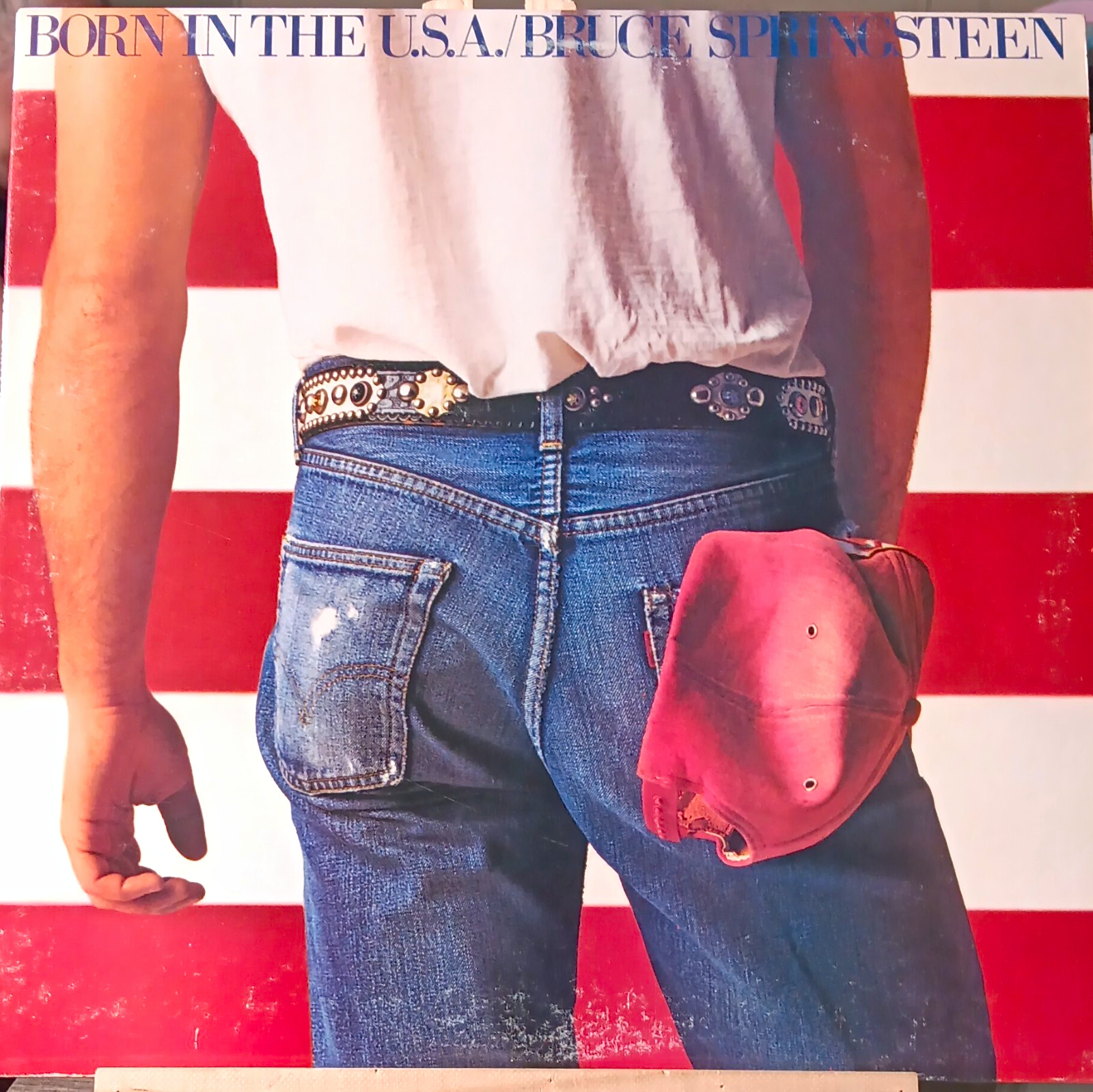 Bruce Springsteen Born In The U.S.A. Vinyl LP 1st PRESSING W/ OG INNER VG+/VG+