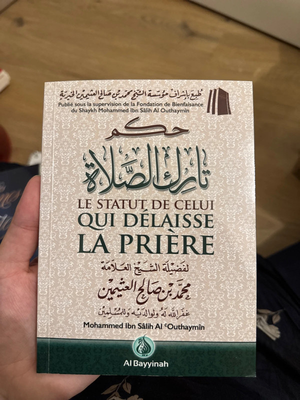 Le statut de celui qui délaisse la prière