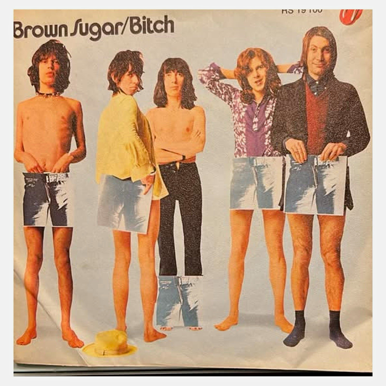 Rolling Stones Brown Sugar / Bitch 7" RS 19100 Germany 1971 Sticky Fingers