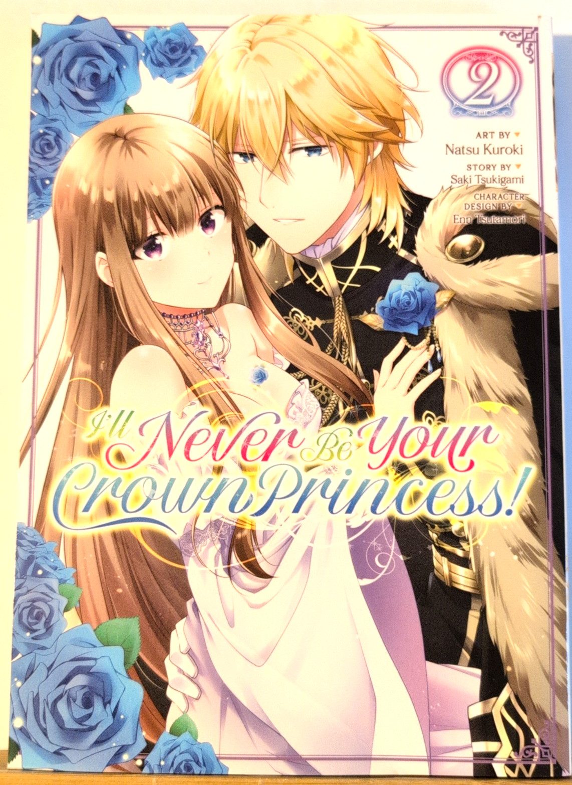 Manga I'll Never Be Your Crown Princess Vol 2, Saki Tsukigami, 2022 Seven Seas