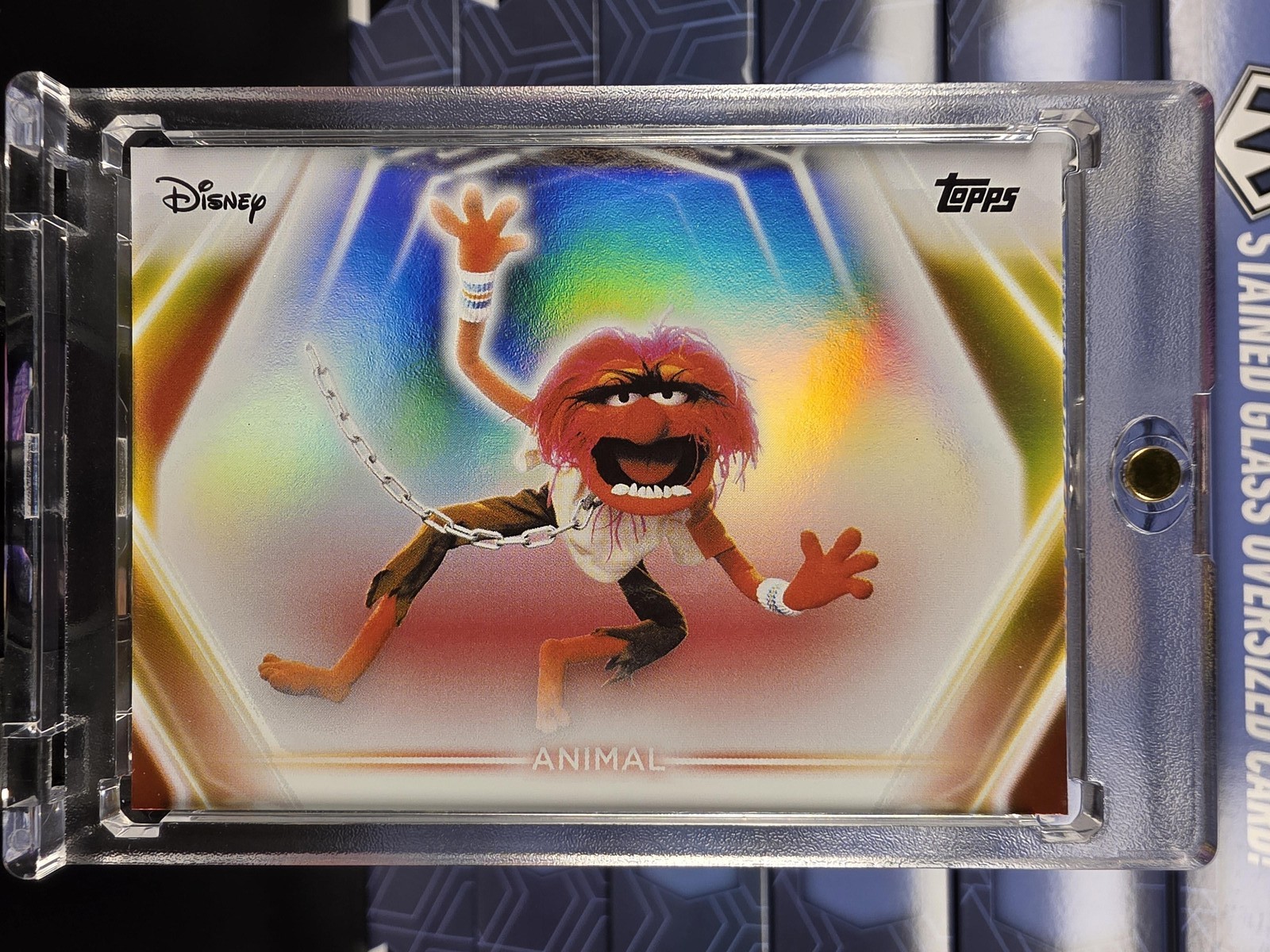 2026 Topps Disney Neon #194 Animal Rainbow Foil