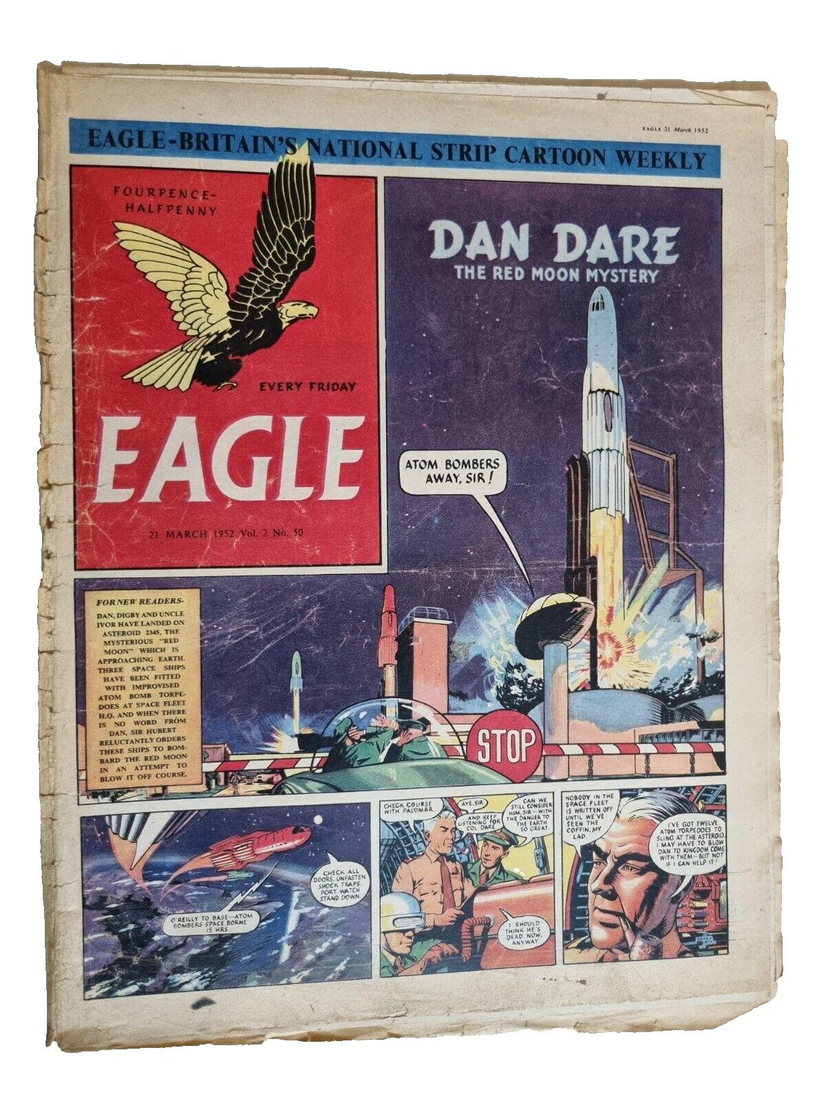 Eagle Comic Vol 2 No 50, 21st March 1952 - A New Cruising Liner