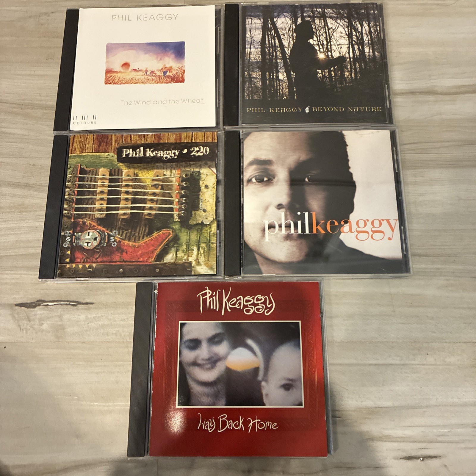 Phil KEAGGY 5 CD LOT Wind And The Wheat 22o Beyond Nature Way Back Home Self