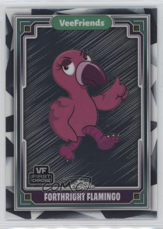 2025 Topps Chrome VeeFriends Forthright Flamingo #25 6q5